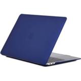 👉 Plastic behuizing blauw MacBook Air 13.3 2018 A1932 Mat - Donkerblauw 5712579696137