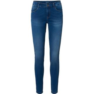 👉 Spijkerbroek blauw l vrouwen VERO MODA Vmseven Normal Waist Slim Fit Jeans Dames 5713728770746
