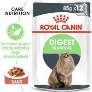 👉 Royal Canin Kattenvoer - Digest Sensitive in Saus - 12 x 85 g