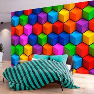 👉 Fotobehang - Colorful Geometric Boxes 5902798517485