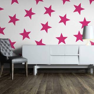 👉 Fotobehang roze - Pink Star 5902798532389