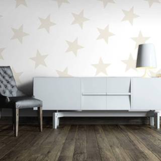 👉 Fotobehang beige - Star 5902798532525