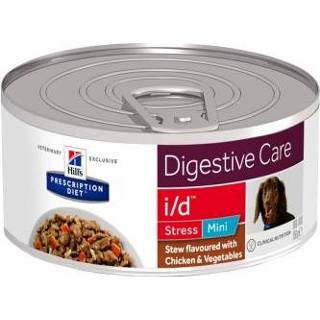 👉 Honden voer Hill's Prescription Diet i/d Digestive Care Stress Mini Stew Kip Hondenvoer - 24 x 156 g
