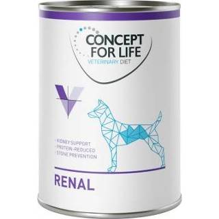 👉 Honden voer Concept for Life Veterinary Diet Renal Hondenvoer, 24 x 400 g | goedkoop bij zooplus 4260358516851