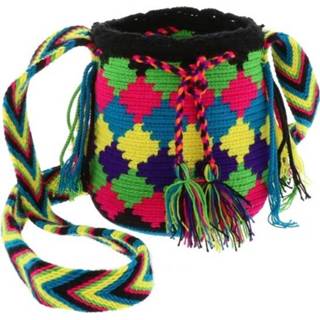 👉 Partytas active Kleine Mochila Wayuu bag of tas - uniek zomers partytasje
