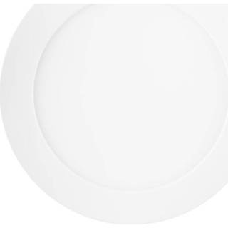 Plafondlamp wit kunststof rond a+ CE warm nederlands LED Plafonnière 20 Watt 3000K 1450lm - Opbouw 8433340002984