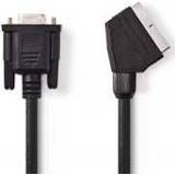 👉 Zwart SCART - VGA-Kabel | Male VGA Female 2,0 m 5412810280377
