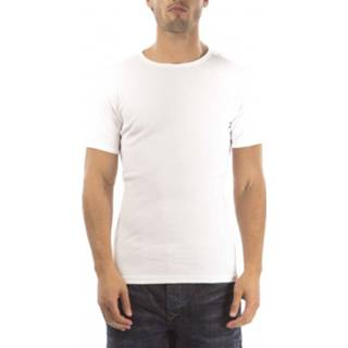 👉 Shirt wit XL male Petrol T-Shirt Ronde Hals ( 2 pack)