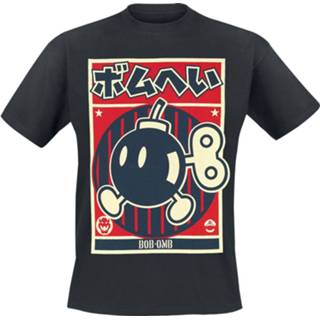 👉 Shirt zwart T-Shirt Super Mario Bob-Omb - Propaganda 8718526262315