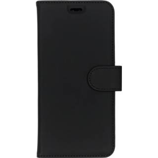 👉 Portemonnee unisex zwart unicolor zwarte kunstleder divers kunstleer Wallet Softcase Booktype voor Huawei P20 Pro - 8719638603515