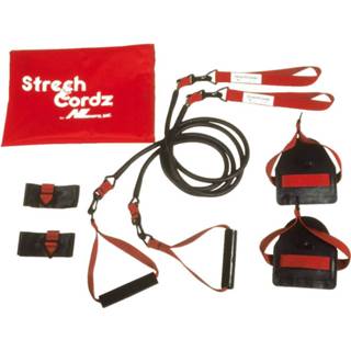 👉 StrechCordz® Modulair-set, Rood, treksterkte 5,4-14,1 kg