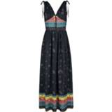 👉 Maxi dres e jurk zwart Voodoo Vixen Megan Fiesta Dress Maxijurk 5056127990798