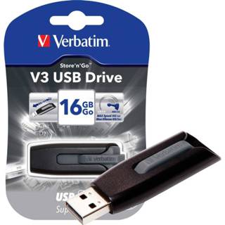 👉 Verbatim USB 3.0 geheugensticks V3 Store  n  Go 128 GB, grijs