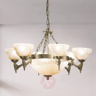 👉 Hang lamp metaal eglo a++ gebruineerd Stijlvolle hanglamp Marilla 9 lichts