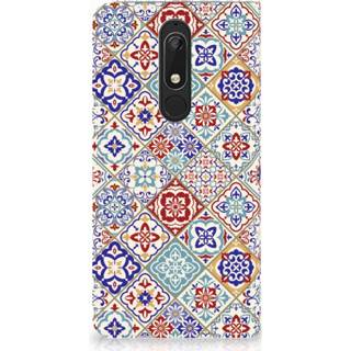 👉 Standcase Nokia 5.1 (2018) Tiles Color 8720091138339
