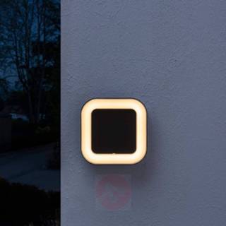 👉 Buitenwandlamp osram donkergrijs a+ warmwit grijs aluminium LED Endura Style Square