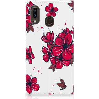 👉 Rood Samsung Galaxy A30 Smart Cover Blossom Red 8720091635869