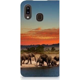 👉 Samsung Galaxy A30 Hoesje maken Olifanten 8720091643208