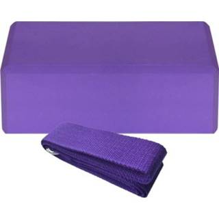 👉 Yoga strap EVA 1pcs Blocks Cotton Stability