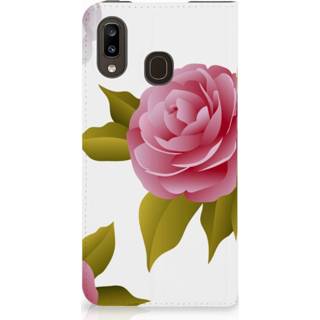 👉 Standcase Huawei P Smart (2019) Uniek Hoesje Roses 8720091395510