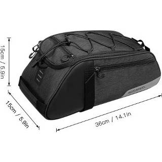 👉 Bike Rack Bag Water Repellent Cycling Rear Seat Trunk Cargo Pack Road Carrier