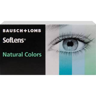 👉 Lens Polymacon B hydrogel sferisch bausch SofLens Natural Colors Topaz - 2 lenzen