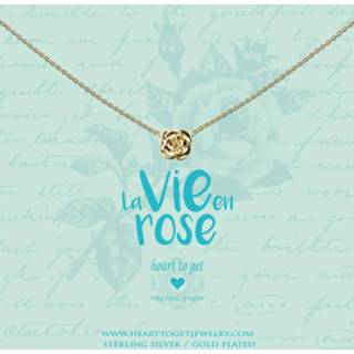 👉 Rose vrouwen active BOHO Floral Collection Heart to get N358ROS17G necklace goldplated la vie en 8719214215040