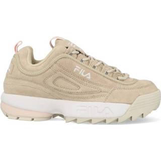 👉 Beige rubber 36 vrouwen Fila Disruptor S Low Feather 1010605.00J / wit-36 maat 8719477169319