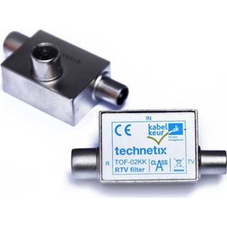 👉 Technetix TN-TOF-02-KKB Catv-splitter / 5-1000 Mhz - 2 Uitgangen 5055146401056
