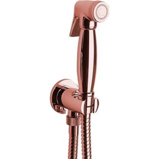 👉 Handdouche Rose Gold goud Reitano Rubinetteria Bidet Sapho Incl. Slang en Handdouchehouder 8590913859861