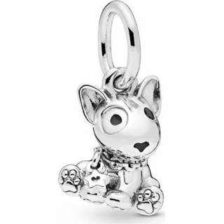 👉 Zilver active vrouwen dieren hondje Pandora 798010EN16 Hangbedel Bull Terrier Puppy 5700302775808