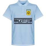 👉 Poloshirt blauw Argentinië Team Polo Shirt - Licht