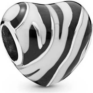 👉 Zilver vrouwen active fantasie wit Pandora 798056ENMX Wild stripes in hartvorm 5700302776041