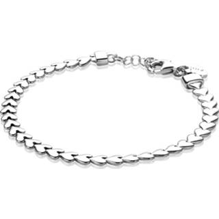 👉 Armband zilver hart vrouwen karabijnslot active Zinzi ZIA1798 Hartjes 17-20 cm