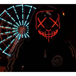 👉 Halloweenmasker Halloween Masker - LED 8719481355685