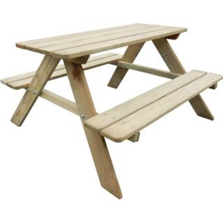 Picknick tafel grenenhout fsc kinderen Picknicktafel voor 89x89,6x50,8 cm