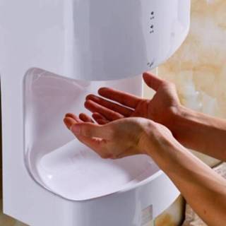 👉 Handdroger wit MODUN hoge snelheid volledig automatische inductie intelligentie warm en koud voor toilet grootte: 250 * 165 470 mm (wit)