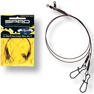 👉 Bruin Spro Pike Fighter 7x7 Soft Wire Leader - 30 cm 18 kg 8716851188102