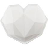 👉 Spons diamant silicone 3 stuks liefde DIY cake schimmel bakken tool chiffon Mousse Dessert mal