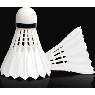 👉 Wit medium 12 stuks originele Xiaomi Dooot d03 grof Duck Feather badminton 6922390774177