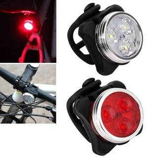 👉 Fietskoplamp HJ-03050LM COB lamp kraal USB opladen vier-Speed dimmen waterdichte fiets koplamp + achterlicht set 6922035753086