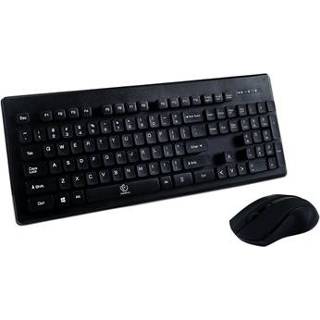 👉 Draadloos toetsenbord zwart Rebeltec Millenium Draadloze en Muis Set - 5902539600810