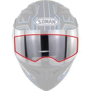 👉 Motorhelm Soman Visor anti-mist PC Shield helm film 6922830979476
