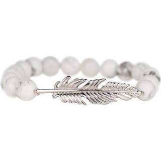 👉 Armband staal rekarmband vrouwen active m grijs Dreamcatcher TFSB03MPJ Veer Jaspis 19 cm (M)