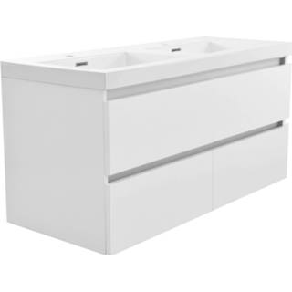 👉 Wit active Saqu Wastafelmeubelset 120x46x55 cm 8714175948365