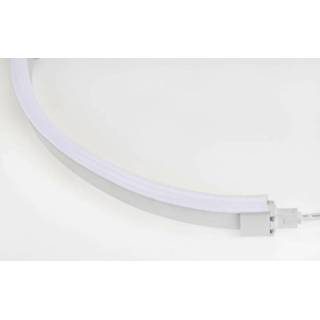 👉 Wit LED Neon Flex Flat Professional 24V 5700K 10M met aansluitkabel 110-041 8714984911673