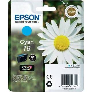👉 Inktcartridge cyaan Epson 18 (T1802) 8715946625126