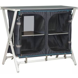 👉 One Size middengrijs grijs Bo-Camp Easy To Fold Solid Deluxe Kookeiland 8712013936307