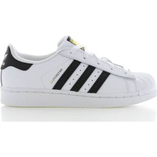 👉 Wit stock kinderen zwart rubber Adidas Superstar Wit/Zwart