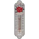 👉 Thermometer metaal Talen Tools roos 28 cm 8712448421409